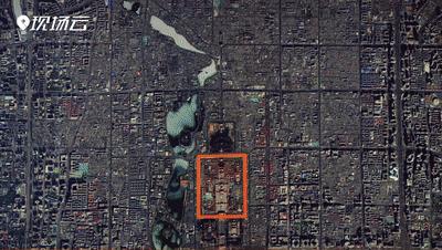 万米高空看北京全景,60万高空看北京