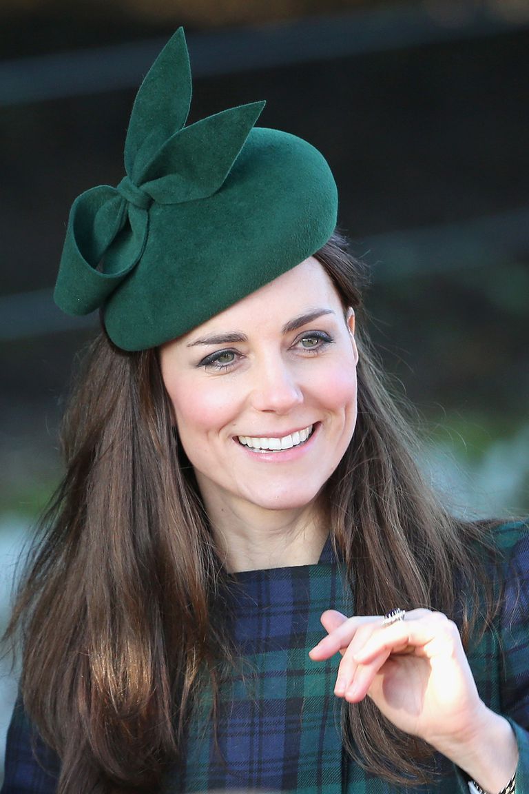 凯特王妃的英伦风帽子,凯特王妃戴礼帽的照片