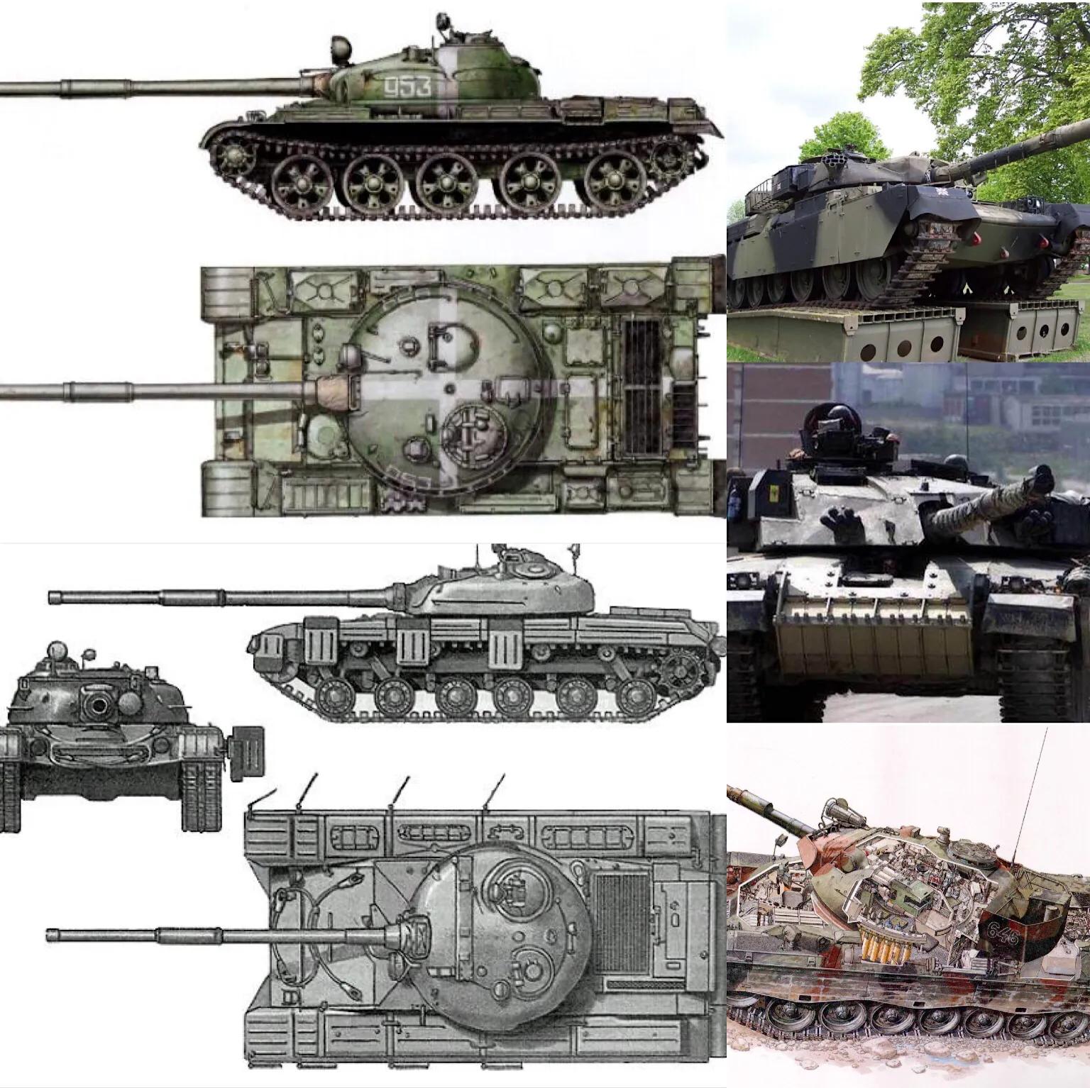 t80坦克侧视图,t80坦克对比m1坦克