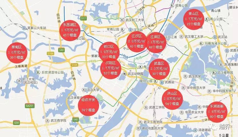 武汉100多盘入市,武汉第一波客流高峰已到