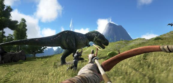 沙盒游戏方舟生存进化,方舟生存进化给恐龙做房子