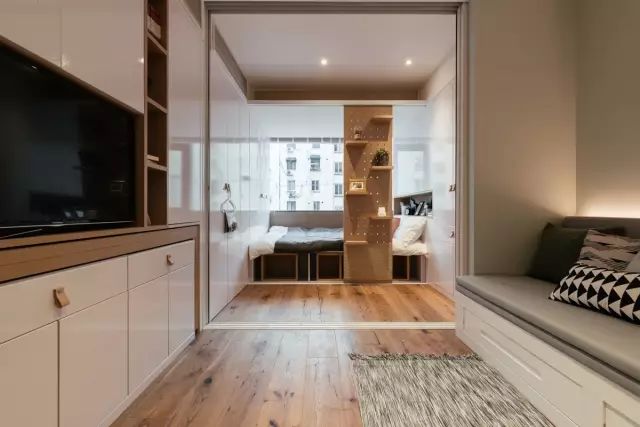 女生独居温馨小窝复式28平,日式28平温馨小窝改造