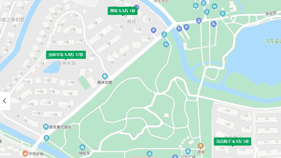 成都房产富人区排行,成都第三代豪宅区房价