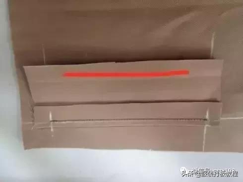 西服口袋制作详细步骤,西服口袋盖的裁剪方法