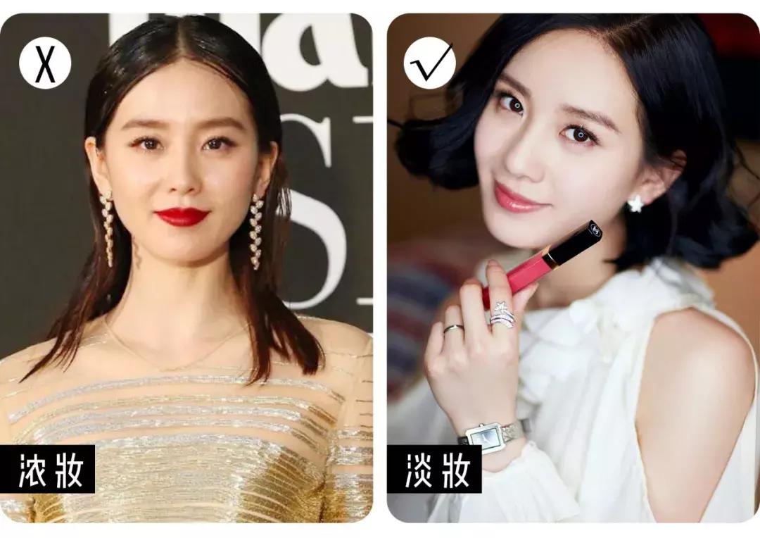 脸大适合浓妆还是淡妆,什么样的脸淡妆浓妆都好看