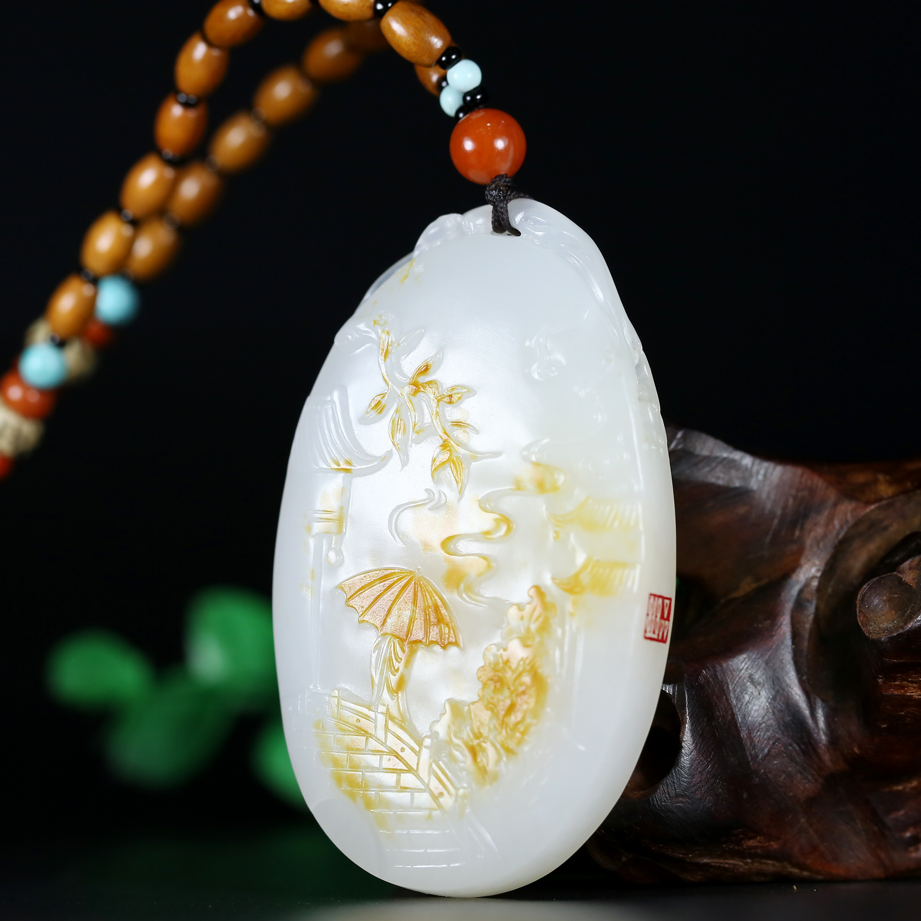 和田玉机工雕刻和手工雕刻的区别,和田玉雕刻和不雕刻