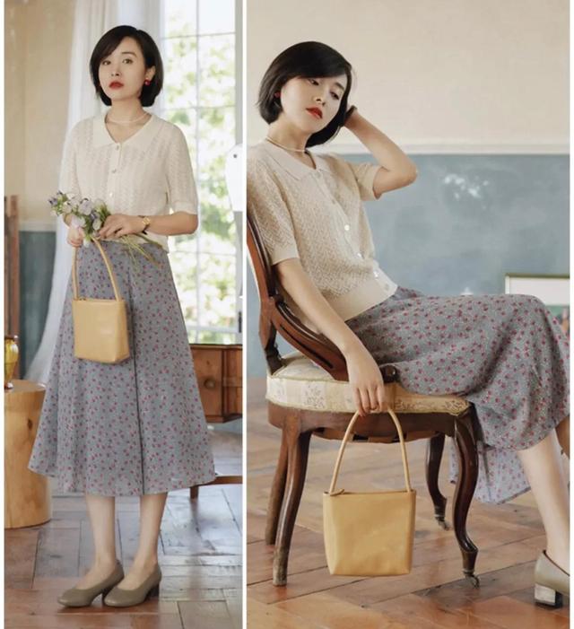 碎花裙怎么穿才时髦好看,碎花裙怎么穿才不显老气