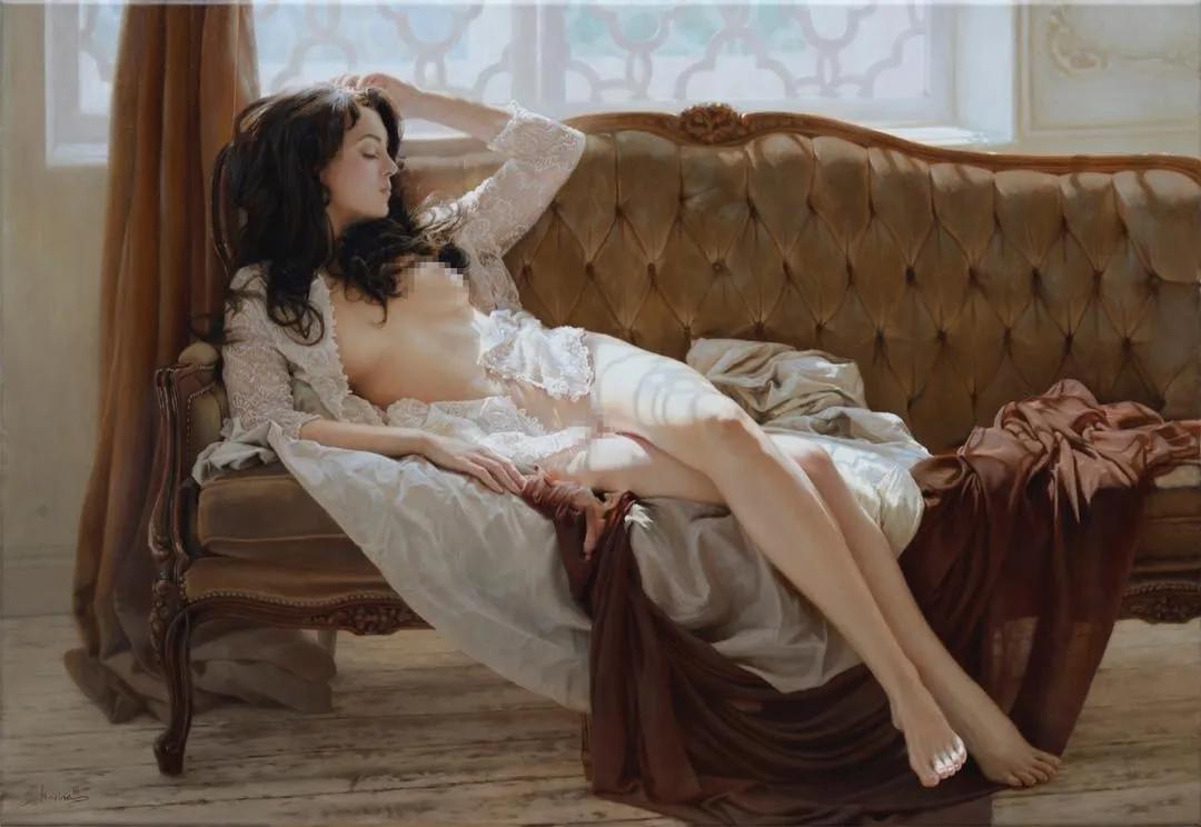 俄罗斯的女画家画的唯美油画,俄罗斯女画家油画视频