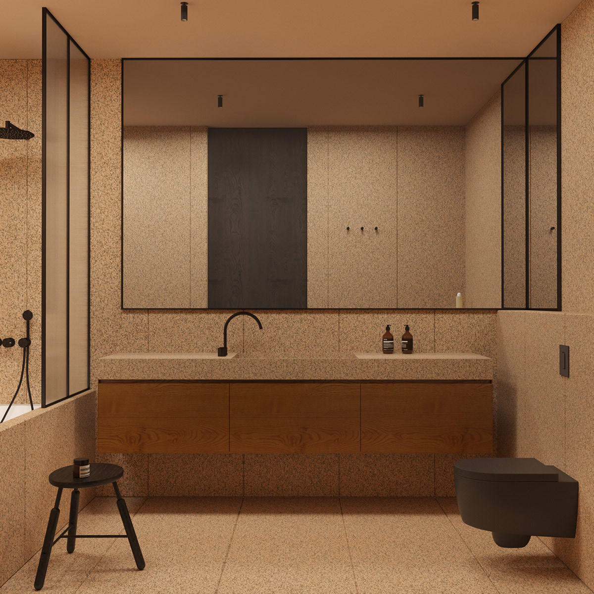 色彩质感强的室内设计,色彩主义室内设计