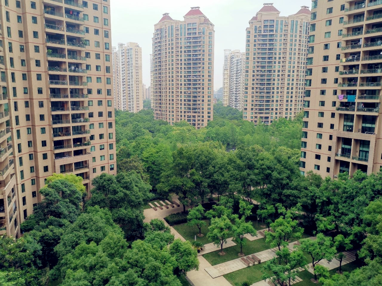 仁恒河滨花园天津景观,仁恒河滨花园二期园林绿化