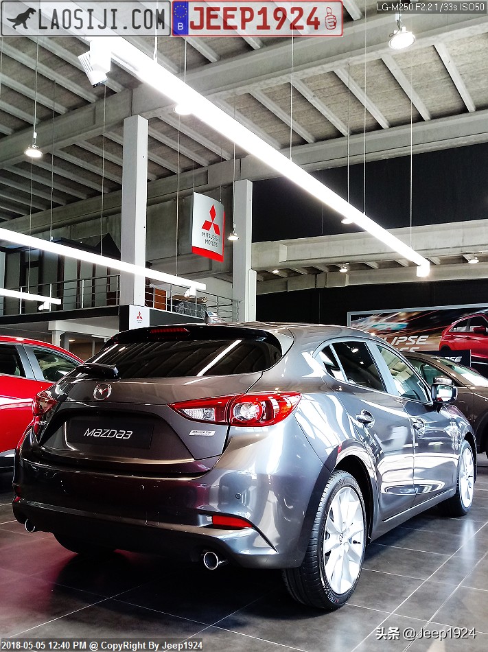 欧洲4S店实拍系列之Mazda,1---马3，我眼里最帅的两厢车