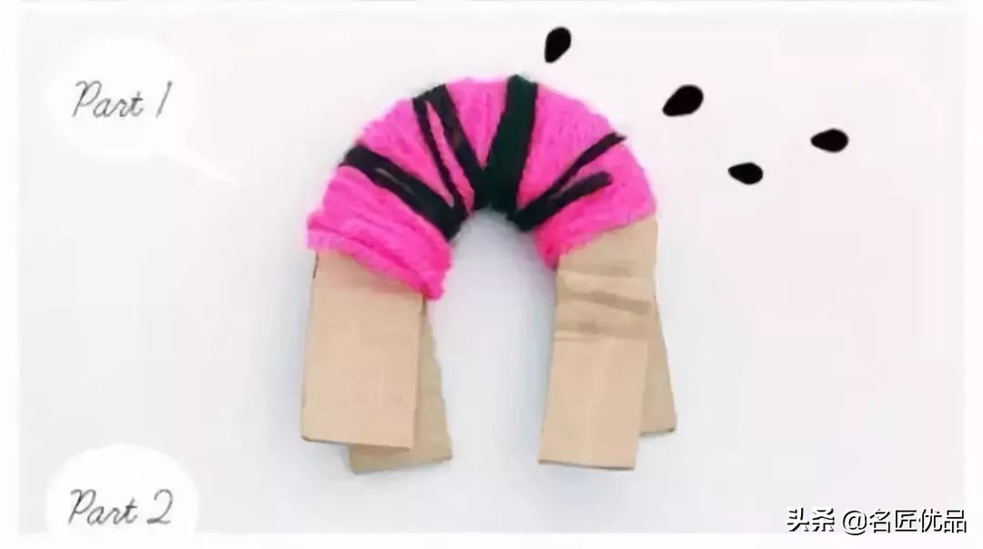 用绳子做亲子手工简单好看,儿童手工又简单又好玩的手工