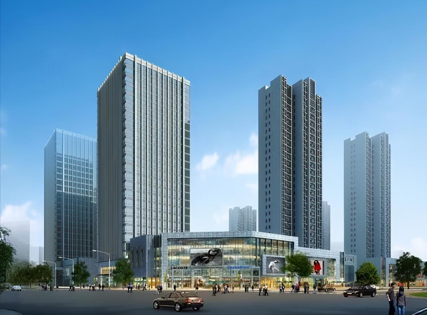 城市观察河南,商丘市区大型购物中心