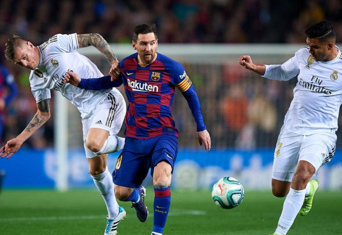 皇马逆转巴黎梅西球迷反应,巴萨对阵皇马梅西和c罗