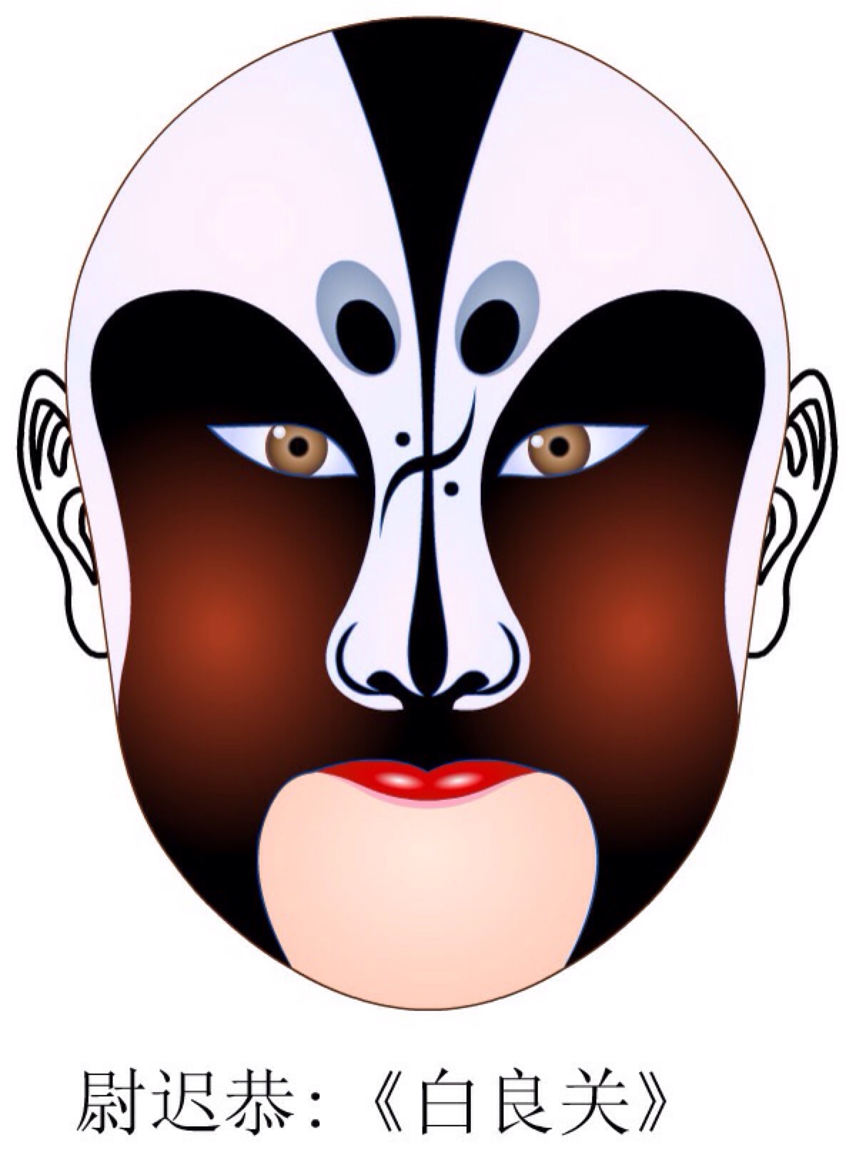 京剧经典人物脸谱欣赏,有关京剧表演人物脸谱资料表