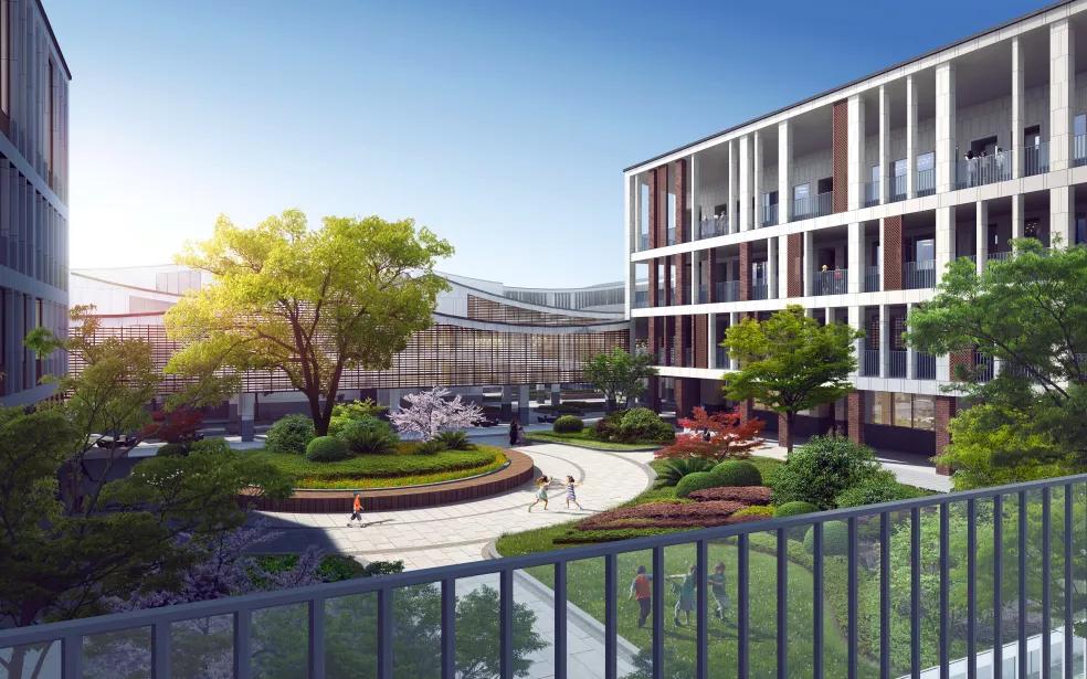 浙江省杭州市2018建设的幼儿园,杭州新建现代幼儿园效果图