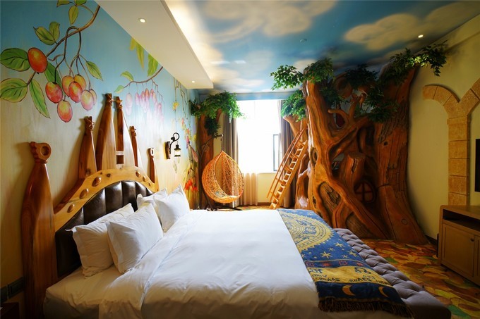 欧乐堡骑士度假酒店树屋套房厕所,欧乐堡骑士酒店树屋