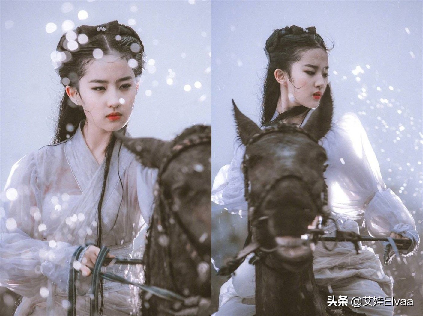 刘亦菲*服私**真是豪气，2万8包包配8700真丝围巾，光帽子我也买不起