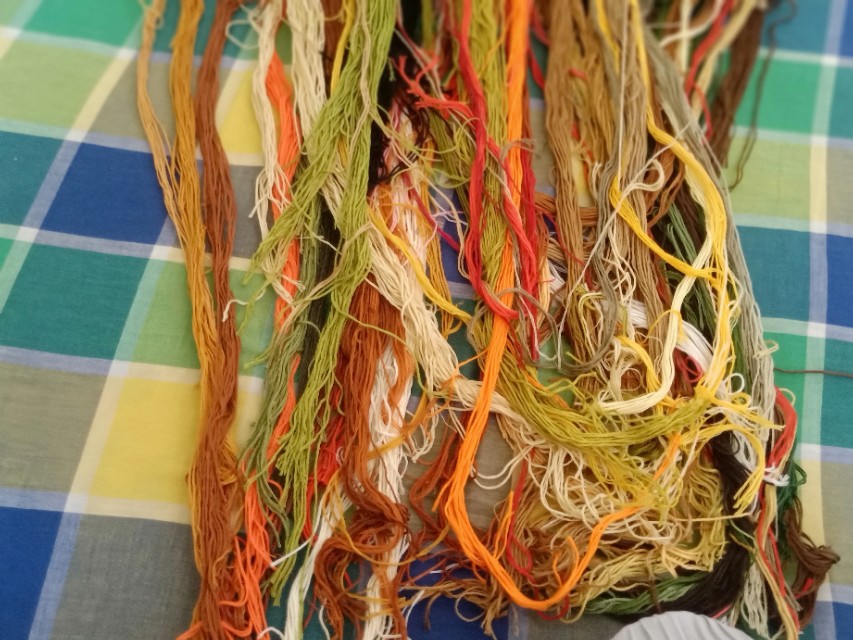 十字绣大功告成,已绣好的十字绣成品客厅手工