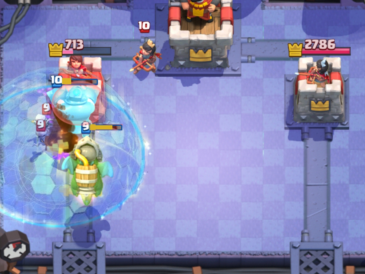 皇室战争小法术和大法术搭配,皇室战争治疗术