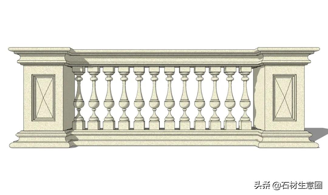 石材栏杆高档,天然石材栏杆样式