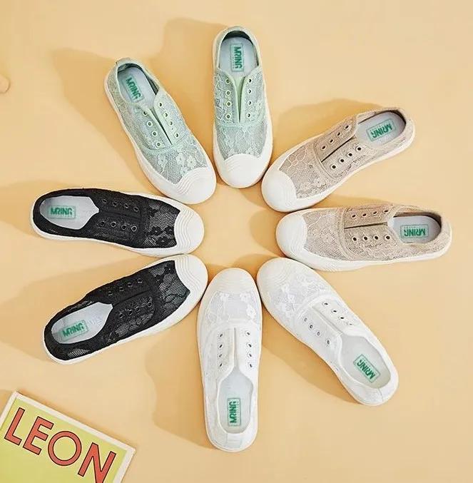 蕾丝小雏菊懒人鞋,穿上比高跟鞋还好看