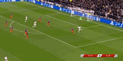 亚洲一哥孙兴慜欧冠4分钟两球,曼城3比3热刺孙兴慜乌龙