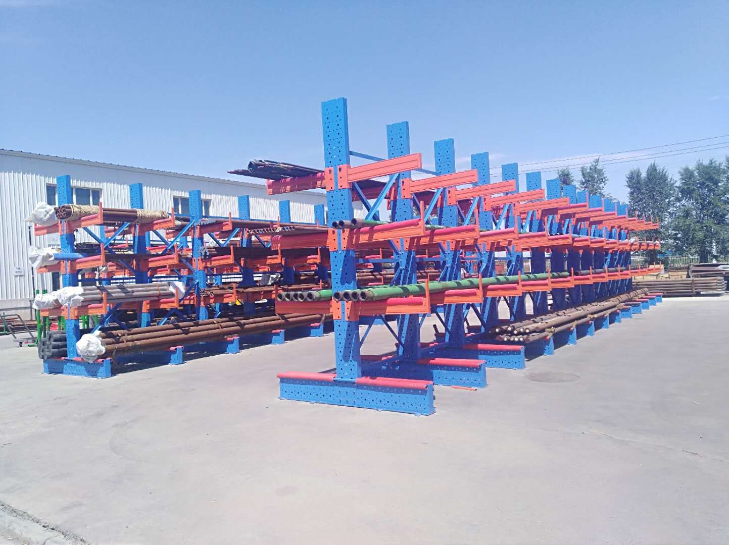 存放圆钢专用货架,悬臂式货架规格型号