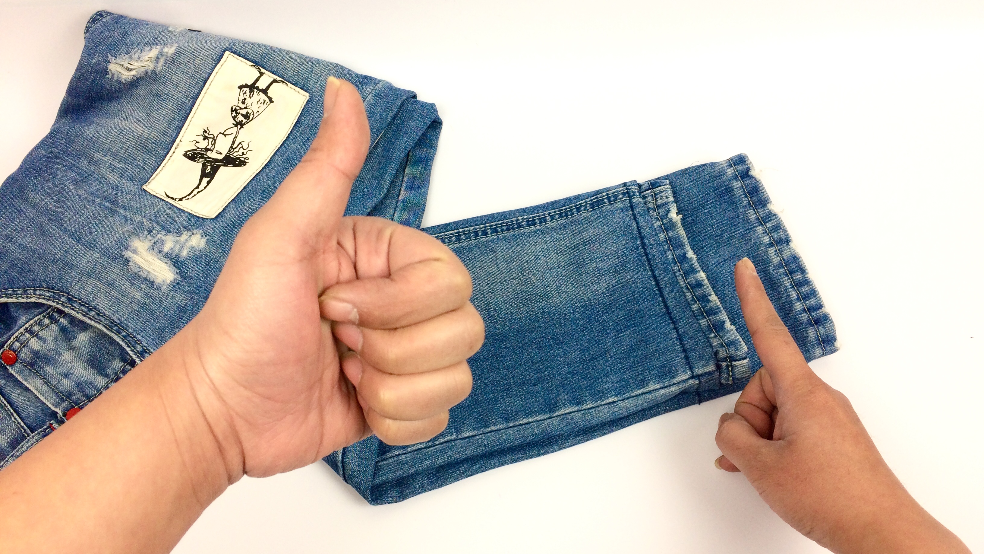 裤子太长了但裤脚有毛边怎么办,新买的裤子裤脚