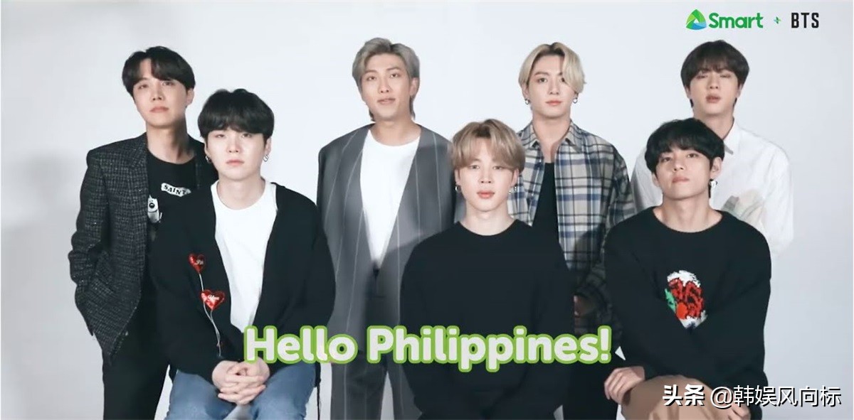 菲律宾电信巨头宣布，BTS和这对情侣一起，成为新大使