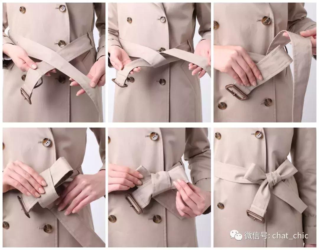 风衣腰带系法让你穿风衣更加帅气,拉高腰线的腰带