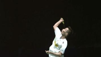 羽毛球手腕发力技巧正手高远球,羽毛球后场高远球挥拍发力细节