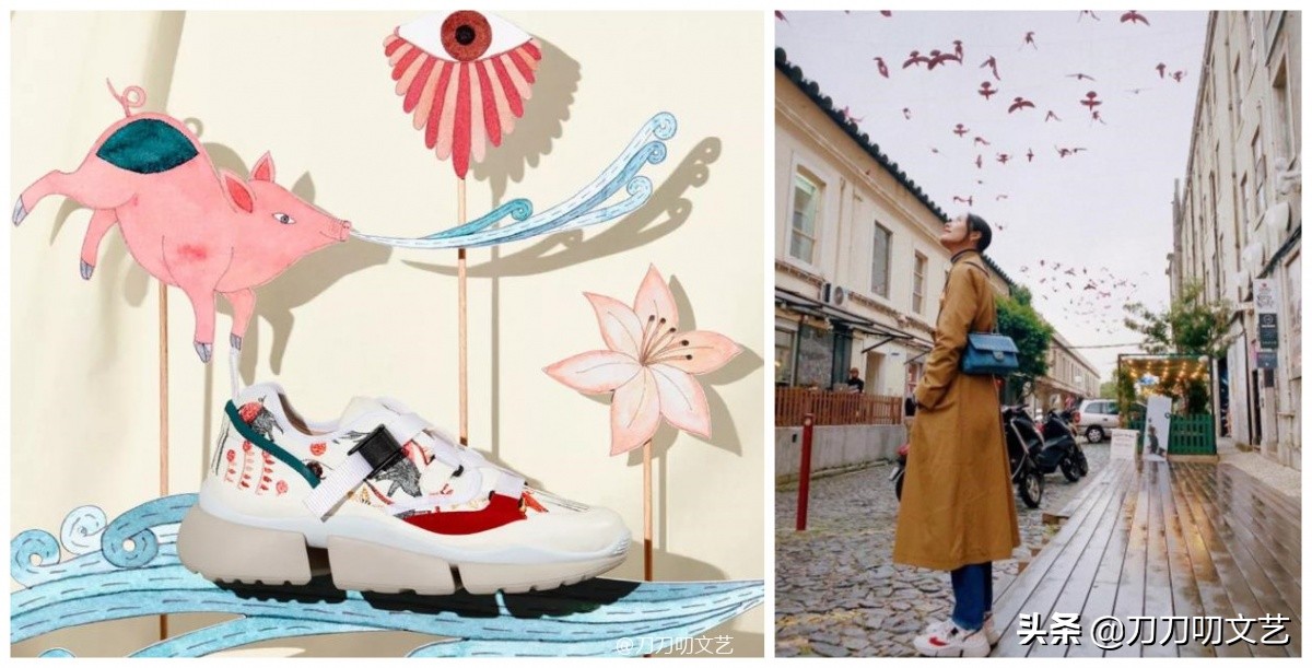 刘雯杨颖跨年,杨颖刘雯同框合作