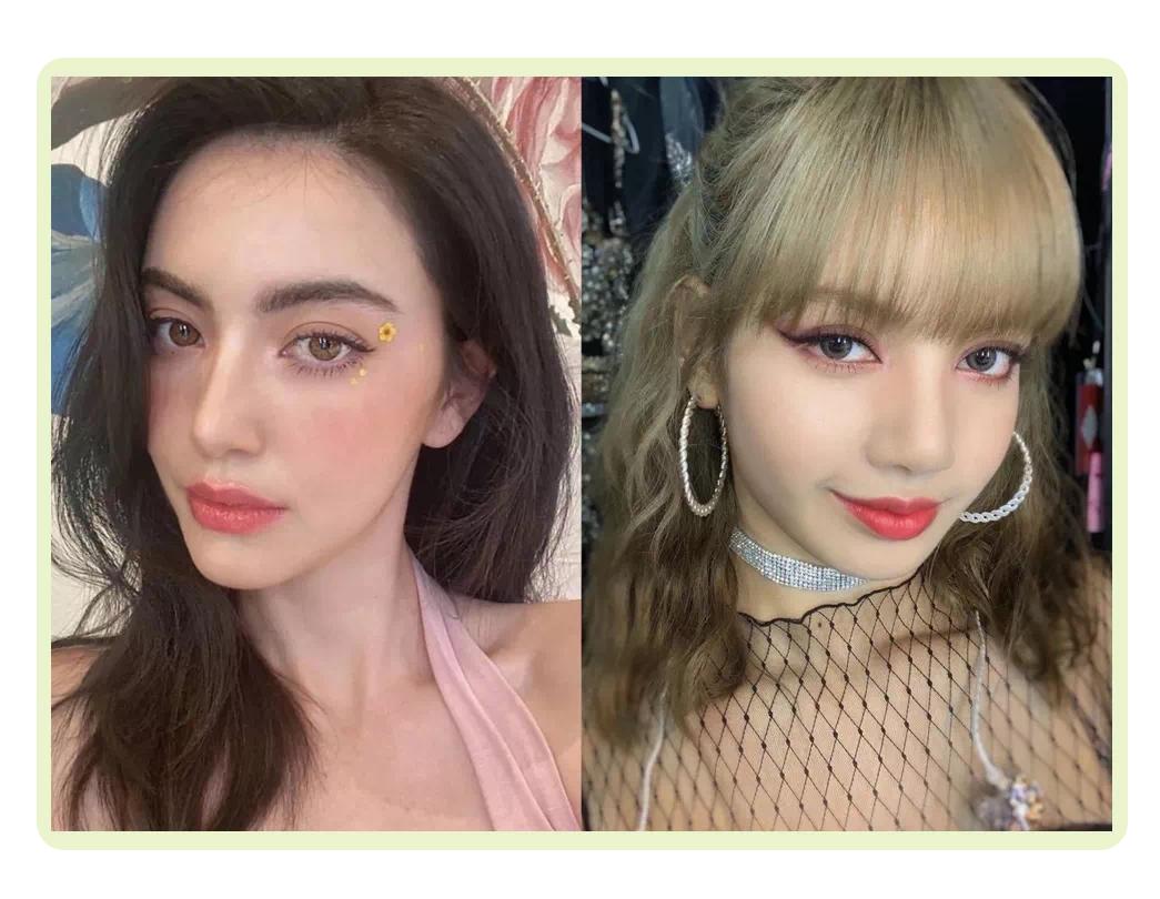 欧美法式自然妆,泰式大气妆容适合口红