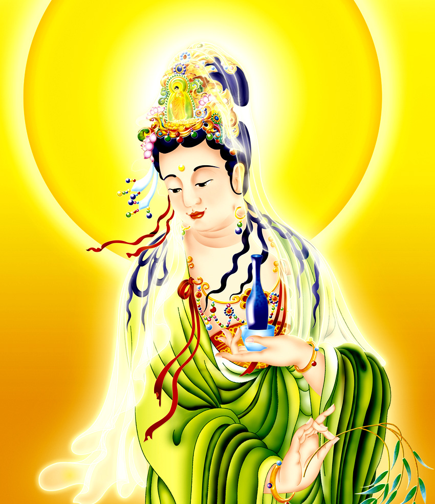 西方三圣是指阿弥陀佛图片,佛教西方三圣阿弥陀佛像