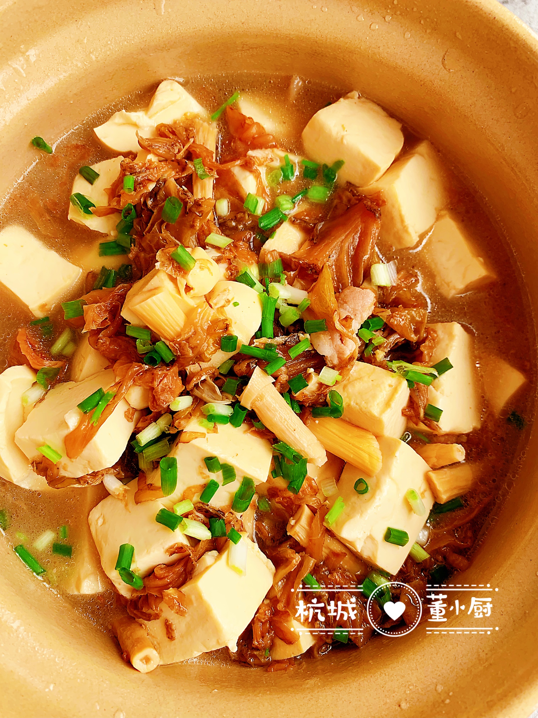 腌菜煨豆腐的做法图片,排骨腌菜烧豆腐的做法大全