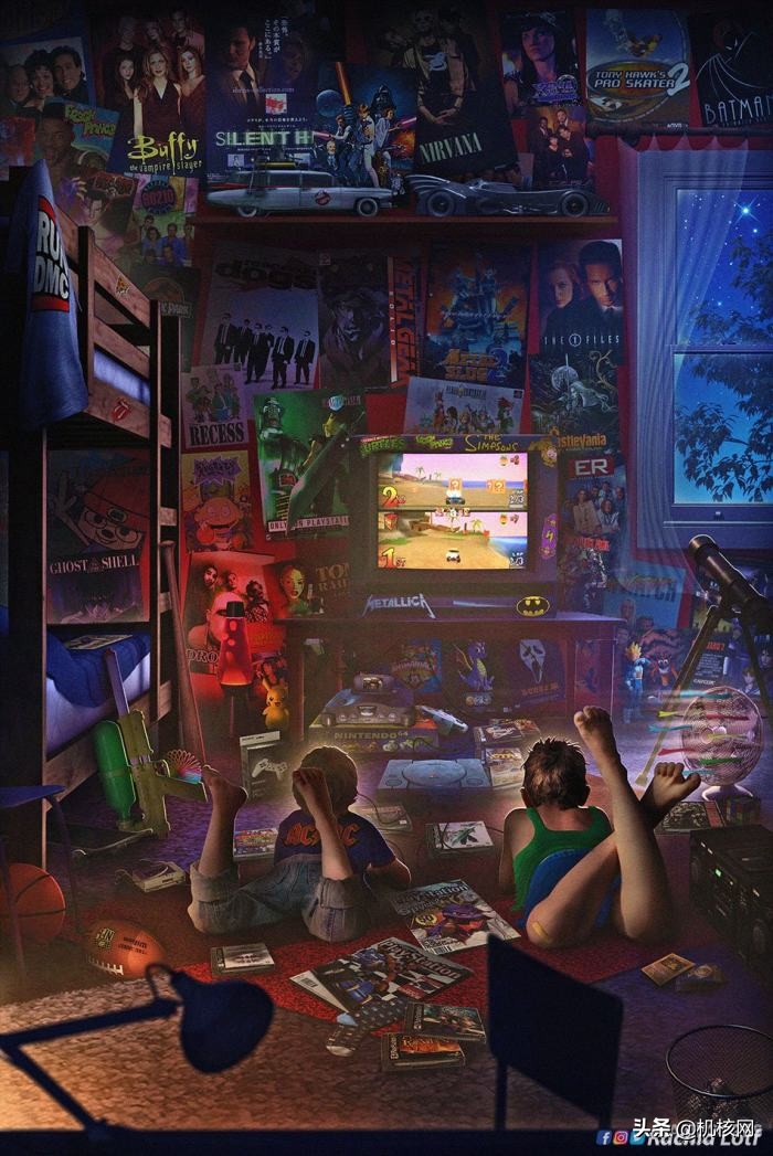 这位画师可能把所有玩家的童年都画了一遍