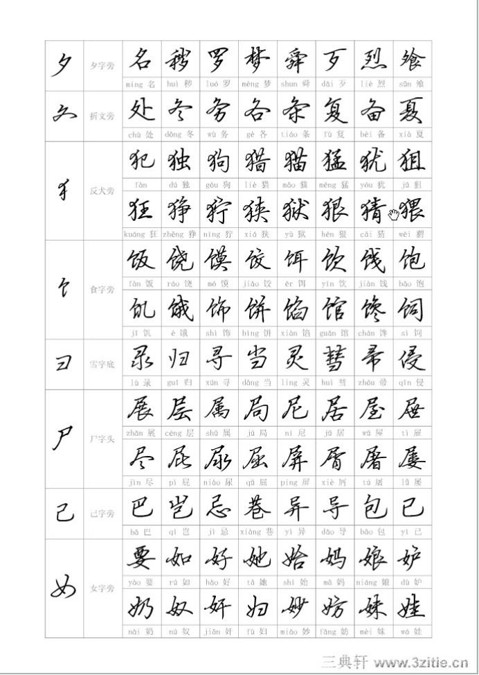 钢笔行书字帖买谁的好,钢笔行书字帖高手三十六技法