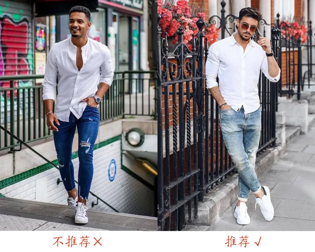 男式牛仔裤怎么穿得最好看,宽松版型男士高端牛仔裤穿搭