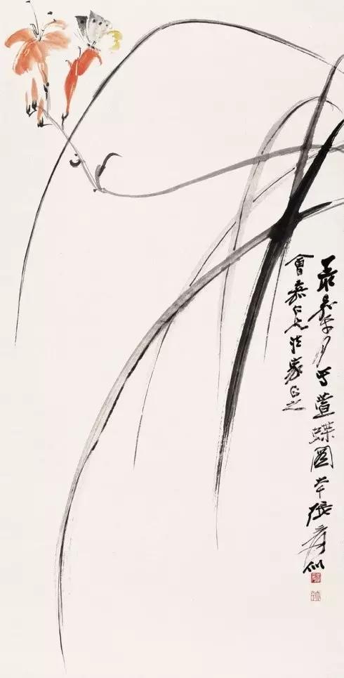 国画兰花绘画图,简单国画兰花画法教程