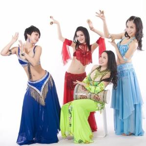 肚皮舞腰链舞蹈,肚皮舞柔美简单舞蹈