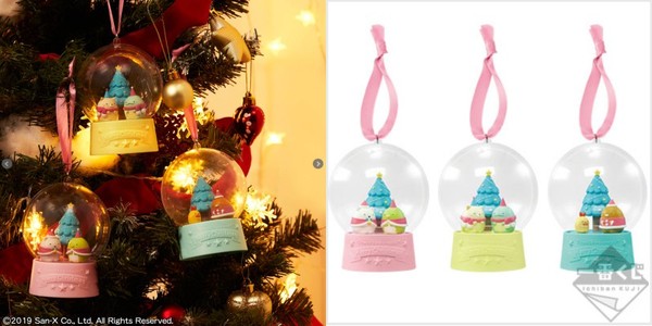 水晶球圣诞树hellokitty,圣诞树挂件水晶球