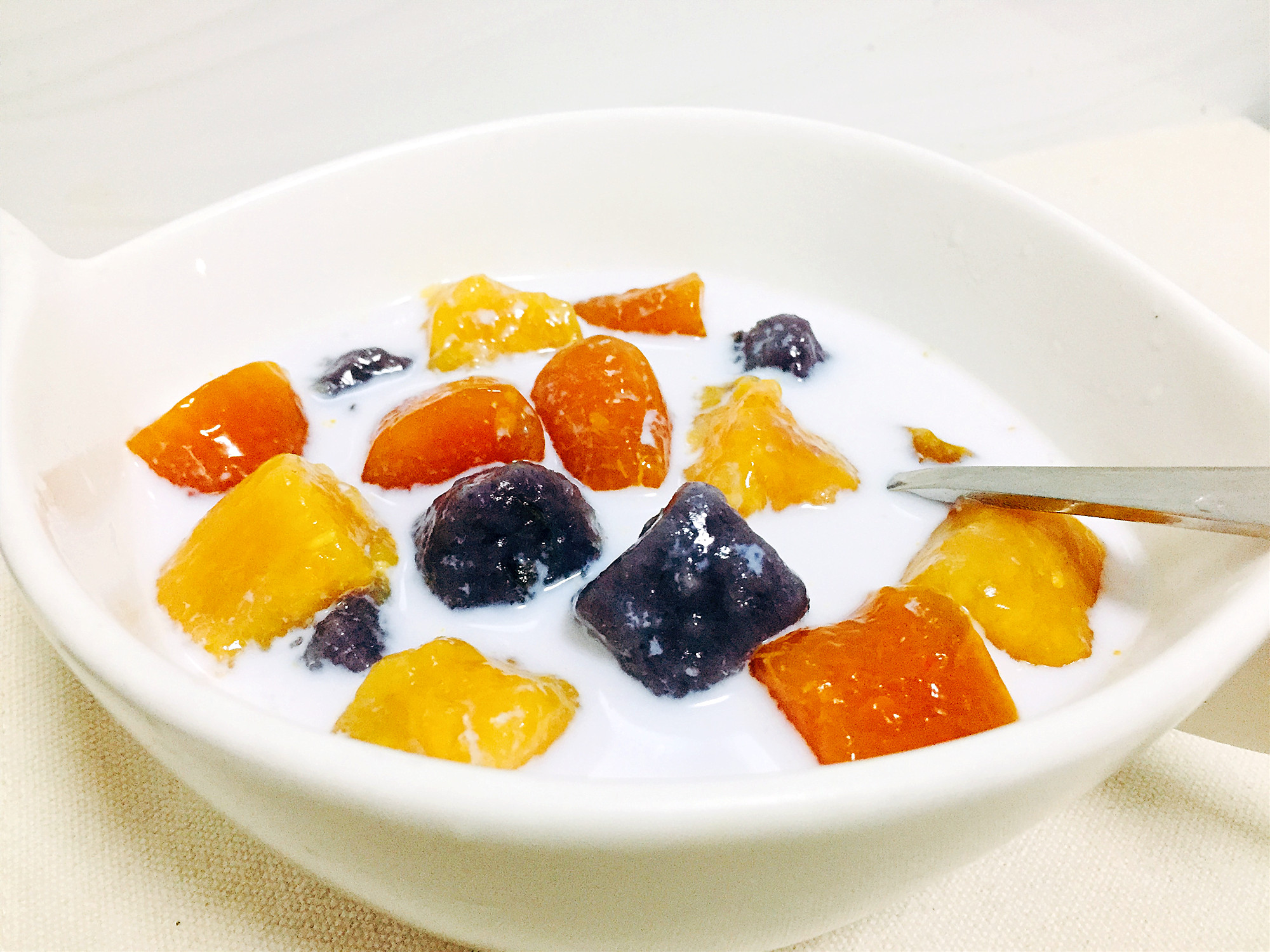 三色芋圆做法教程糯米粉,三色芋圆做法不用木薯粉