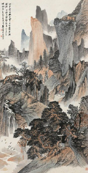 郑午昌花鸟,丝鬓散人郑午昌百幅绘画作品赏析