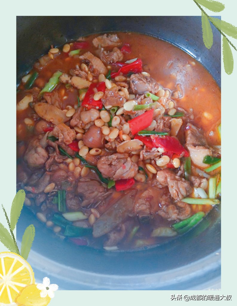 嫩黄豆烧鸭子川菜做法,川菜鸭子烧黄豆