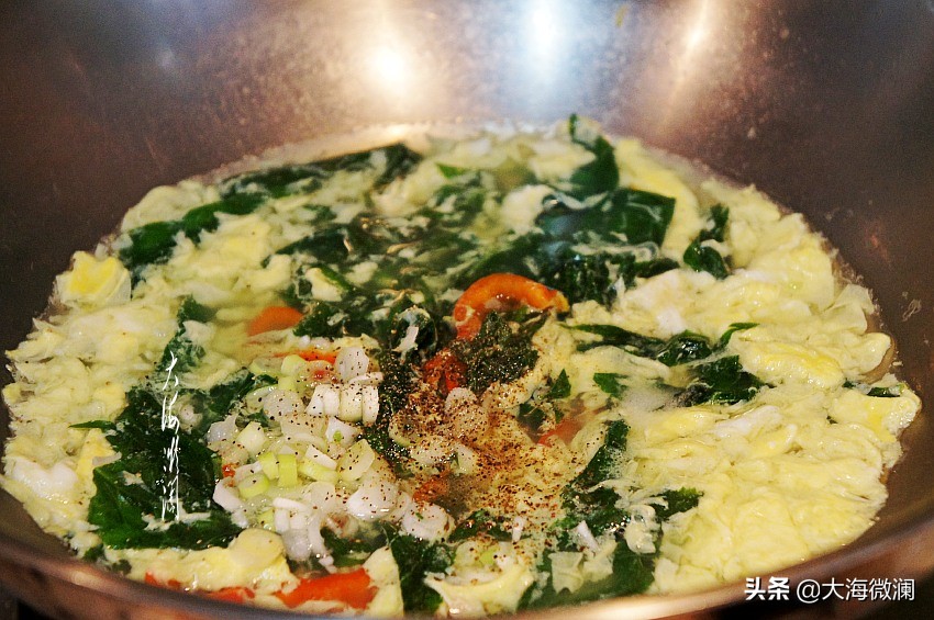 刺五加叶蛋花汤怎么做,刺五加叶炒鸡蛋做法