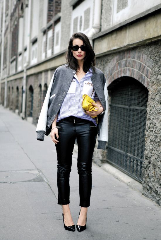 初秋不热的穿搭,初秋新款棒球衣怎么搭配