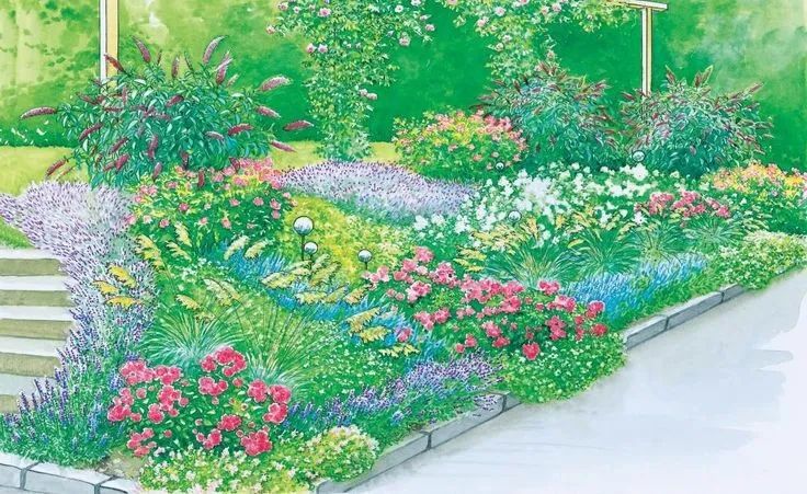 好看的小花园设计图片,好看的小花园图