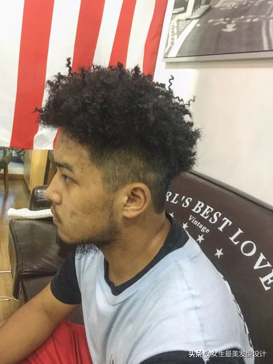 黑皮肤适合的发色卷发,黑皮肤适合烫什么发型好