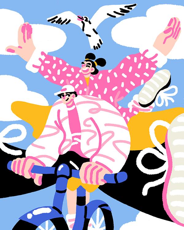 匈牙利插画师gabibaracsi,德国插画师sylvia